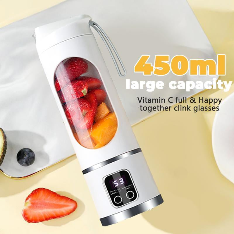 Tiktok Portable Blender for Smoothies and Liquids, Compact Juicer & Blender, USB Rechargeable, Diet-Friendly, Ideal for Home Kitchen Appliances Home Furniture