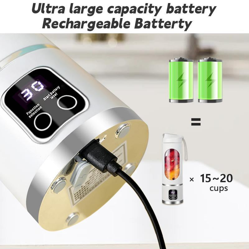 Tiktok Portable Blender for Smoothies and Liquids, Compact Juicer & Blender, USB Rechargeable, Diet-Friendly, Ideal for Home Kitchen Appliances Home Furniture